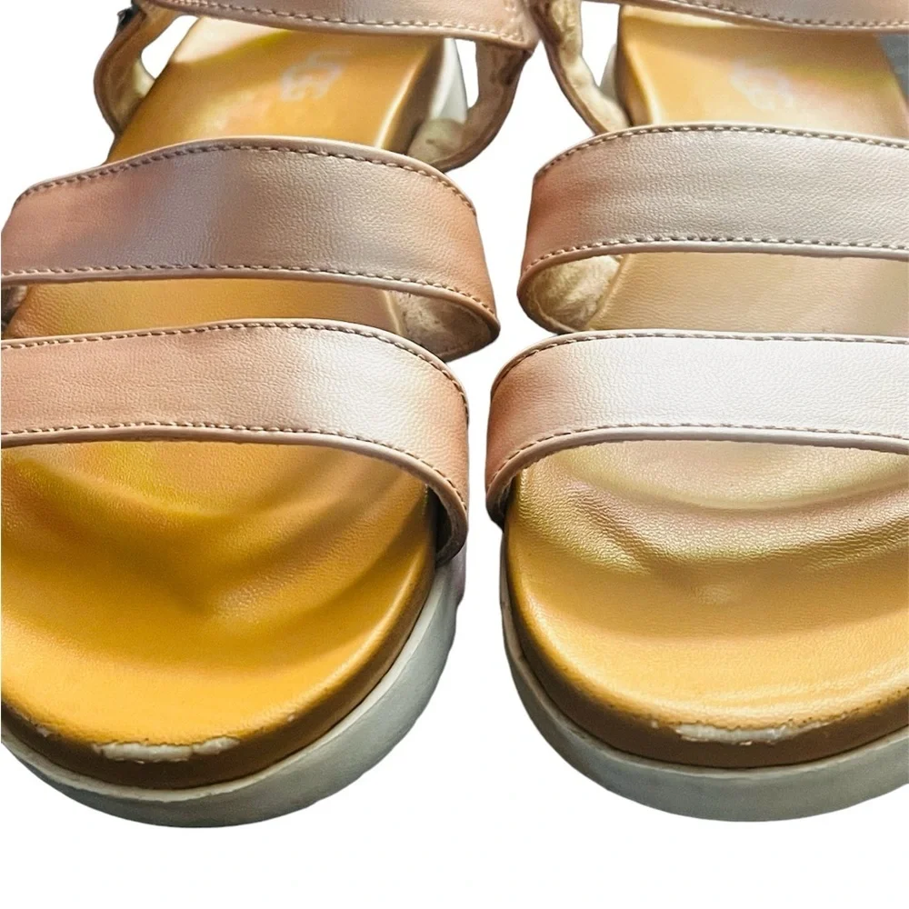 Ugg Leedah K Rose Gold Metallic Sandals